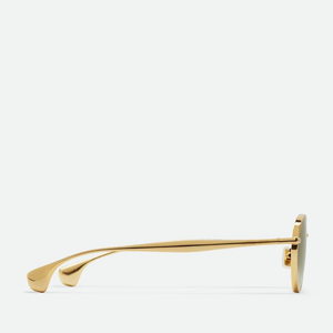 Gafas de Sol Bottega BV Clásicas Ovaladas de Metal, Diseño Atemporal, Ajuste Cómodo para Viajes Diarios y Conducción, Veneta - Product Image 2