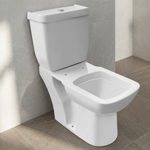 Ensemble WC de luxe deux pièces à poser au sol, design moderne, double chasse, écologique, à évacuation verticale - Product Image 5