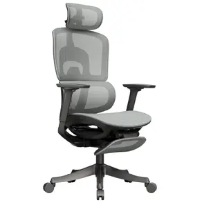 Toptan döner bilgisayar masası sandalye lüks ergonomik yönetici ticari büro sandalyeleri koltuk başlığı ile