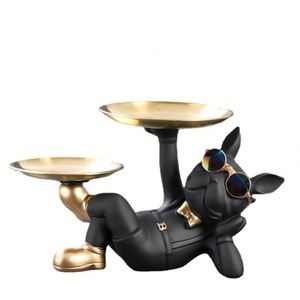 ถาดใส่กุญแจธีมบูลด็อกสุดสร้างสรรค์ของตกแต่งบ้านที่ได้แรงบันดาลใจจากความหรูหราสำหรับทางเข้าซัพพลายเออร์ดรอปชิป - Product Image 6