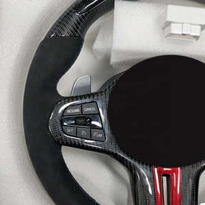 Accesorios Modificados para Automóviles, Volante LED, Cubierta de Volante de Fibra de Carbono, Volante de Alcántara para <span class=keywords><strong>BMW</strong></span> Serie 3 - Product Image 3