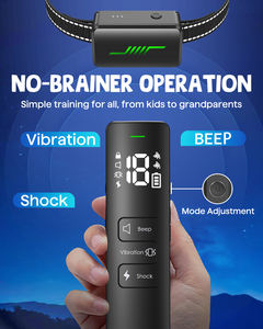 Collier de choc rechargeable Humane 2600FT pour chiens avec 3 modes de sécurité Collier électronique étanche IP67 pour toutes les tailles de chiens <span class=keywords><strong>Dog</strong></span> Trailer - Product Image 5