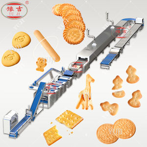 Línea de producción de galletas duras blandas automáticas hechas en China con <span class=keywords><strong>horno</strong></span> eléctrico laminador de masa y mezclador para uso industrial - Product Image 1