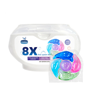 Oradess OEM – Perles de lessive en gel multi-parfums écologiques, adoucissantes, pour un soin délicat des vêtements, lavage en machine, puissantes