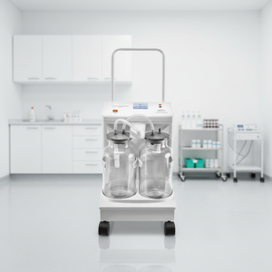 Aspirateur électrique médical de qualité hospitalière, best-seller, à haute pression négative et à haut débit, facile à déplacer - Product Image 4