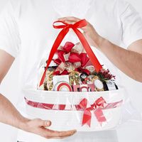 Petit panier en corde de coton tressée, paniers cadeaux mignons, paniers de rangement décoratifs vides pour l'organisation