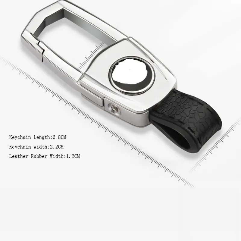 Luxury Online Customize New Model Matte Polish Keychain Custom 5cm Metal Car Design Key Chain