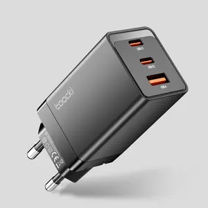 Toocki specifications good price 67W home charger usb GaN wall charger worldwide travel adapter fast charging for phone