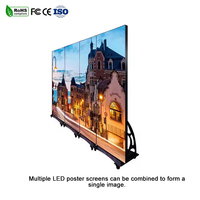 Écran LED publicitaire couleur pleine P2.5-P1.25 pour utilisation en intérieur/extérieur, toile de fond de conférence de presse et mur vidéo d'entreprise