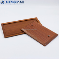 Équipement de buffet XINGPAI, support à gâteau en bois de Sapele naturel, support à gâteau à trois étages détachable pour mariage et fête