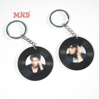 批发 NFC 迷你 CD 钥匙扣黑胶唱片钥匙扣 DIY 音乐会韩流音乐专辑钥匙扣