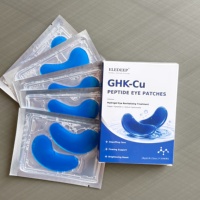 Patchs Hydrogel pour les Yeux au Tripeptide-1 de Cuivre Anti-Poches, Anti-Cernes, Raffermissants, Éclaircissants, Traitement Contour des Yeux à l'Acide Hyaluronique