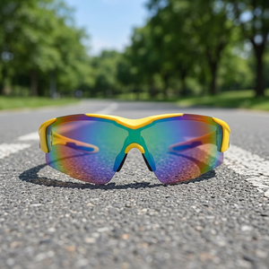 Adjustable <b>Nose</b> Pad Sports Sunglasses with UV Protection Injection-Molding Eyewear TW Origin Model RWW058 - Product Image 3