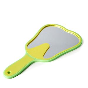 OEM odontoiatrico uso mano specchio a forma di denti specchio di vetro bocca dentale specchio per la salute - Product Image 6