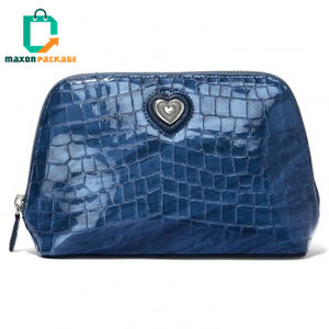 Sacs cosmétiques de voyage de maquillage personnalisés en cuir PU écologique simple de vente chaude - Product Image 6