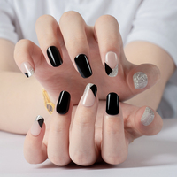 2026 20 pièces Autocollants et films adhésifs pour ongles, motifs artistiques, application facile