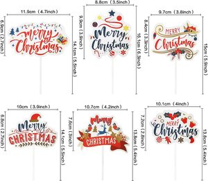 Decorazioni per Torte e Cupcake 'Buon <span class=keywords><strong>Natale</strong></span>', Accessori per Feste Natalizie e Capodanno - Product Image 3