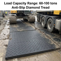 Tapis de sol en HDPE texturé noir, haute résistance, vente en gros, tapis de protection du sol en HDPE 4x8