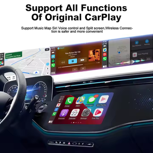 อะแดปเตอร์ไร้สาย CarPlay แบบยูนิเวอร์แซล JoyeAuto AI Box ชนิด Type-C ใช้งานร่วมกับ iPhone/<span class=keywords><strong>iPad</strong></span> และ Android รองรับการสตรีม Netflix และ YouTube - Product Image 2