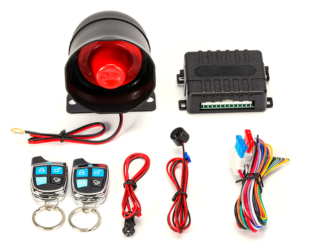 Build in Shock Sensor Smart Central Locking System k fox Car Alarm System