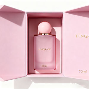 30ml 50ml 100ml bottiglia di profumo rosa di lusso Parfum Spray flaconi smerigliato vuoto profumo contenitore <span class=keywords><strong>Logo</strong></span> personalizzato accettabile - Product Image 6