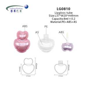 Bán Buôn Biểu Tượng Tùy Chỉnh Lip Gloss Ống Hình Trái Tim 8Ml Nhựa Lip Balm Container Với Tùy Chỉnh Nhãn Vít Cap Mỹ Phẩm - Product Image 6