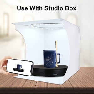 Suitable Original Multi-use 30cm Rotating Turntable Display Stand Video <b>Shooting</b> Props Turntable for Photography - Product Image 6