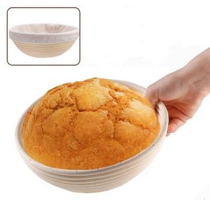 Set di 2 <span class=keywords><strong>Cestini</strong></span> Premium in Silicone per Fermentazione e <span class=keywords><strong>Lievitazione</strong></span> del <span class=keywords><strong>Pane</strong></span>, Forma Rotonda, per Panificatori Casalinghi, Materiale in Vimini Vietnamita - Product Image 1