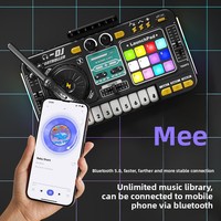 Educational Children's Multi-Function DJ Player for Microphone Musical Instrument Toys for Beginners 8-13 Years Plastic