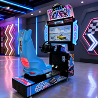 Machine d'arcade vidéo à monnayeur : simulateur de conduite et jeux de course automobile