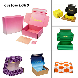 Boîte d'expédition en carton ondulé prête à l'emploi, recyclable, en papier kraft brun, vente en gros, économique, boîte carton vierge - Product Image 2
