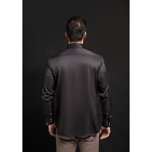 Hombres Slim Fit <span class=keywords><strong>Normal</strong></span> Cuff Vestido Camisas - Product Image 2