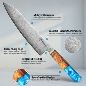 ダマスクナイブセットキッチンムーティ機能5個 - Product Image 3