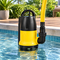 Pompe submersible à double mode pour eaux usées, fonctionnement automatique et manuel, pour le drainage des sous-sols et le transfert d'eau boueuse de jardin