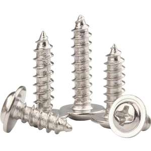 Vis autotaraudeuses en acier inoxydable avec système de mesure métrique standard DIN à tête bombée à bas <span class=keywords><strong>prix</strong></span> en usine zingué - Product Image 4