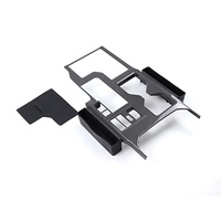 Pour Toyota Land Cruiser 250 LC250 Prado 2024-2026, couvre-console central, kits en fibre de carbone, bacs de rangement, accessoires intérieurs