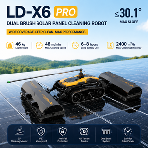<span class=keywords><strong>Robot</strong></span> de <span class=keywords><strong>Limpieza</strong></span> de Paneles <span class=keywords><strong>Solares</strong></span>, Procesador de <span class=keywords><strong>Placas</strong></span> CTP, Máquina de <span class=keywords><strong>Limpieza</strong></span> de <span class=keywords><strong>Placas</strong></span> CTP con Control Remoto - Product Image 3