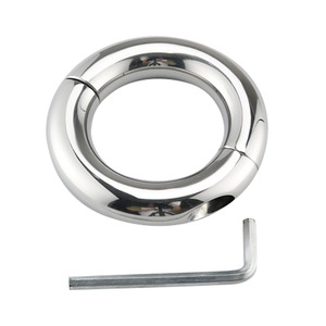 Tamaño a 4 hombre de acero inoxidable anillo para pene escroto esclavitud peso Camilla - Product Image 2