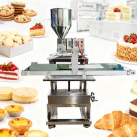 Machine de remplissage automatique de pâte liquide en acier inoxydable 304 de qualité alimentaire, injection de sauce chocolat pour usine de boulangerie