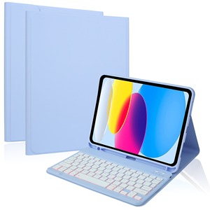 Cho Ipad bàn phím trường hợp iPad Mini RGB Backlit 5.8GHz không dây mini bàn phím USB nhựa sử dụng màu sắc 16 máy tính xách tay - Product Image 4