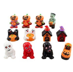 Kit Artigianale in Resina per Miniature di Halloween, Decorazioni per Torte Spaventose Fai-da-Te, Mostri, Zucche, Fantasmi, Giocattoli per Bambini, Decorazioni e Regali per Artigiani - Product Image 4
