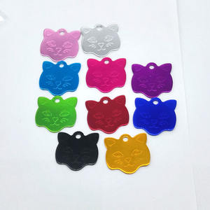 شعار كلب ألومنيوم منحوت حسب الطلب على شكل باو علامة 35 مع طباعة على شكل باو ، لوحة هوية معدنية فارغة تحمل اسم حيوان أليف مع نقش - Product Image 6