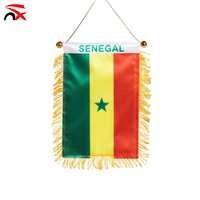 Nuoxin 2026 Série Drapeau du Sénégal Kit de Supporters de Football du Sénégal pour Matchs de Football Ensemble Cadeau Promotionnel en Polyester Design Créatif