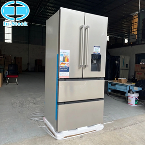 X 610L Large Capacity French 4-Door <b>Refrigerator</b> Water Dispenser Compressor Cool Flow Rapid Household Hotel <b>Refrigerators</b> Fridge - Product Image 1