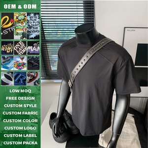 Camiseta de hombre de poliéster 100% de secado rápido, tacto fresco de seda helada, transpirable, con paneles de malla, corte relajado, informal, para verano - Product Image 3