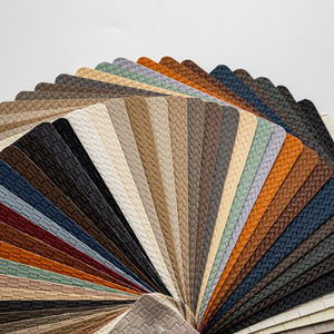 Производитель, оптовая продажа, мягкий жесткий кожаный материал, инженерное украшение, ПВХ тисненый узор, искусственная кожа - Product Image 6