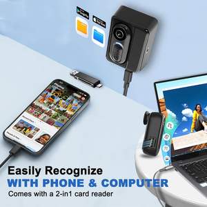 Cámara Deportiva LEECHATWIN 4K Mini, Carcasa de Plástico Gris, 128GB, con Audio, para Usar en el Pecho, con Soporte para Casco - Product Image 6