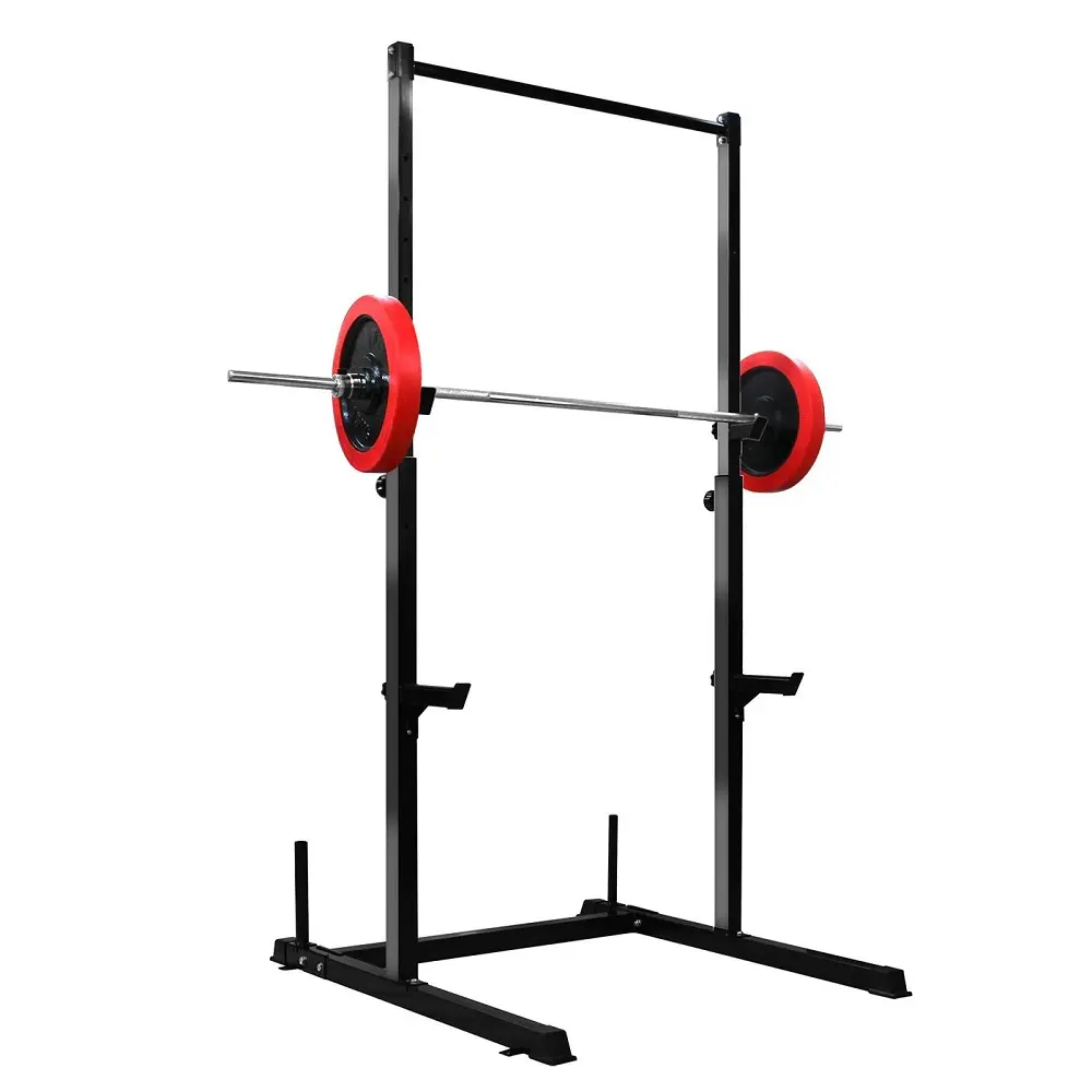 ZYFIT Multi-Función Power Rack Dip Bar Stand Ajustable Squat Rack Estación de inmersión para gimnasio en casa equipo de fitness