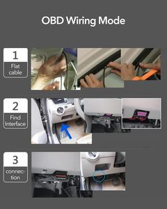 WOLFBOX USB C Hardwire Kit OBD Hard Wire Car Charger Cable 12V-<b>24V</b> 5V Avoid Dash Cam <b>Battery</b> Drain - Product Image 5