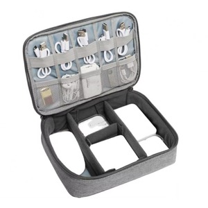 BSCI Factory Factory Customized Travel Electronic Accessories Multipurpose Travel <b>Cable</b> Storage <b>Bag</b> - Product Image 1